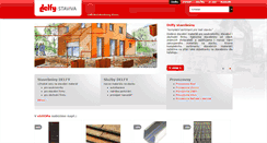 Desktop Screenshot of delfystaviva.cz